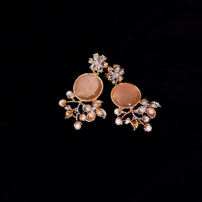 The Peach Chatter Earring