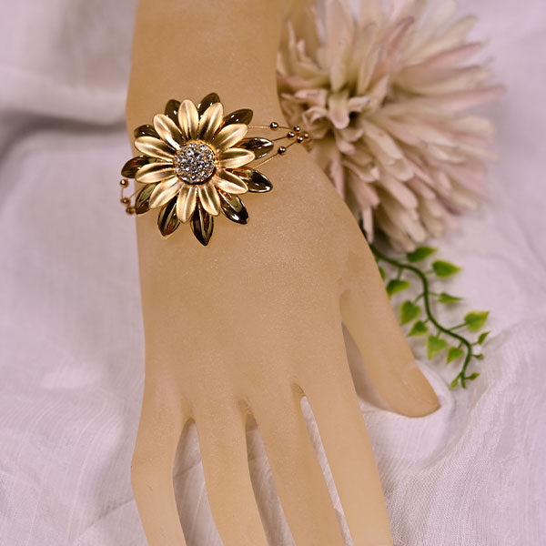 Gold Flower Bracelet