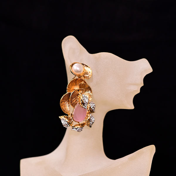 The Sun Shell Blush Pink Earring