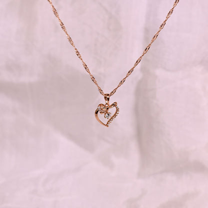 Golden Heart Pandent