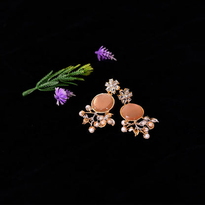 The Peach Chatter Earring