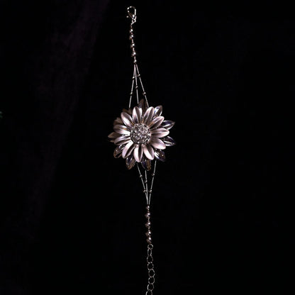 Silver Flower Bracelet